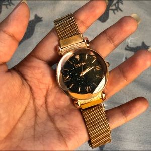 Watch Quartz Magnetic Stainless Steel